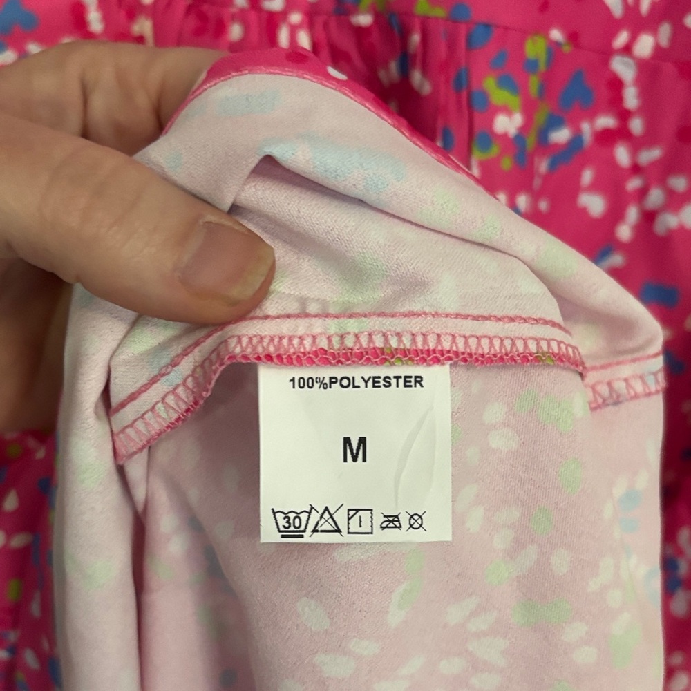 Vibrant Pink Women's Blouse - Picture 7 of 10